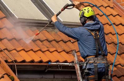 Démoussage et hydrofuge de toiture à Rye